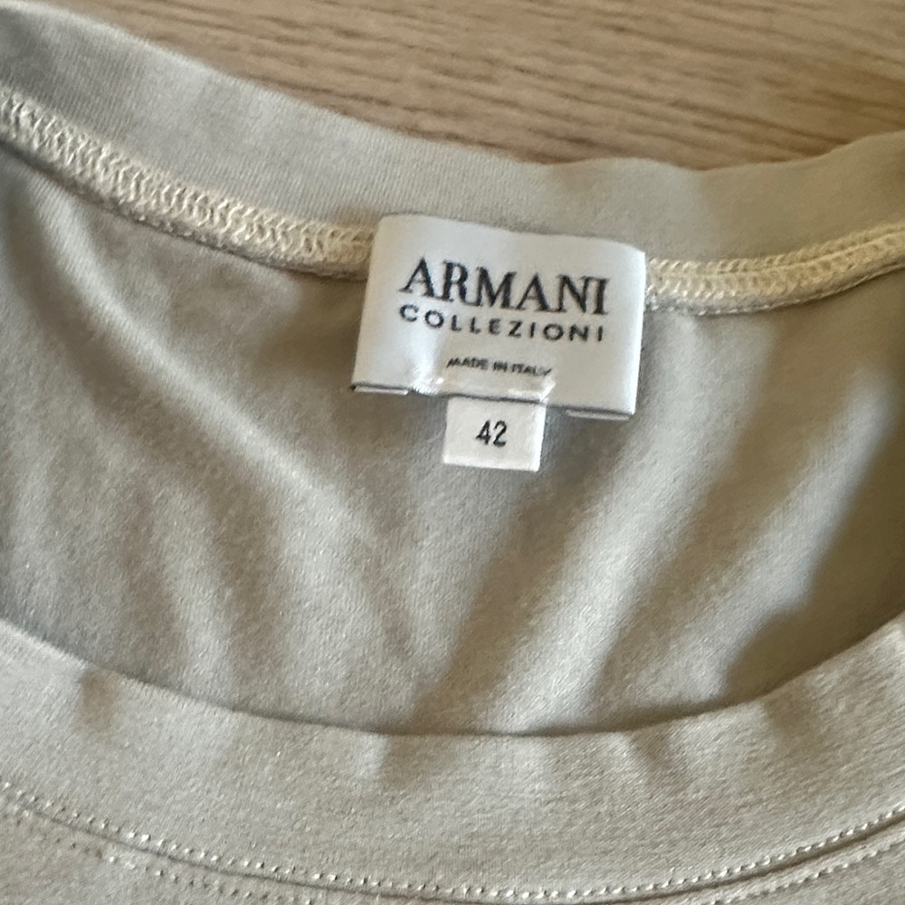 Armani Collezioni Cream Top